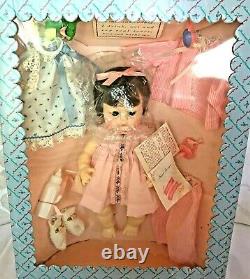 Madame Alexander 14 Sweet Tears Brunette Baby Doll 1982 with Layette NRFB #3678