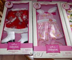 Madame Alexander 18 Aa Celebration Girls Hallmark Doll Nib + 5 Outfits