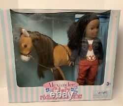 Madame Alexander 18 Doll 2013 Alexander Girlz Riding Academy Horse NIB