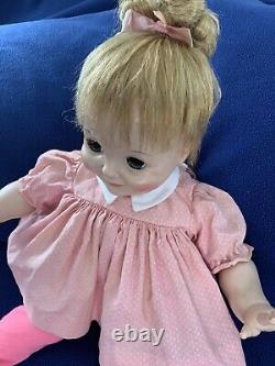 Madame Alexander 1970 Vintage 20 Smiley Pussy Cat Crier Baby Doll New Crier