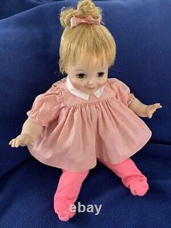 Madame Alexander 1970 Vintage 20 Smiley Pussy Cat Crier Baby Doll New Crier