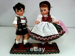 Madame Alexander 1992 8 Alpine Christmas Twin Dolls # MA-1030