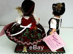 Madame Alexander 1992 8 Alpine Christmas Twin Dolls # MA-1030