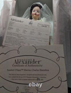 Madame Alexander 2014 Gone With The Wind Scarlett O'Hara Marries Hamilton BOX