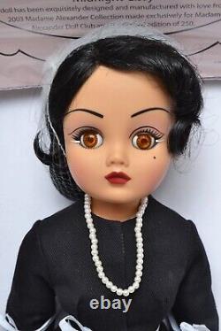 Madame Alexander 21 MIDNIGHT CISSY 2003 Doll Club NEW with Hang Tag + COA (M)