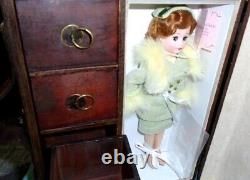 Madame Alexander 50th Anniver. Cissette 1920's doll trunk set withoutfits Ltd 500