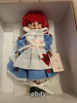 Madame Alexander #64255 I Love You Raggedy Ann 8 Porcelain Doll LE 200 Retired