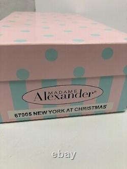 Madame Alexander 67905 New York at Christmas 10 Doll With Box, Accessories+Tags