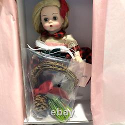 Madame Alexander 75145 Cabin Christmas 8 Doll 2018 Plaid Blonde Scarce NEW NIB