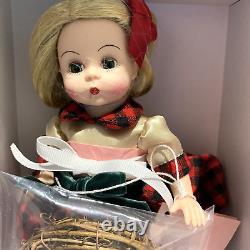 Madame Alexander 75145 Cabin Christmas 8 Doll 2018 Plaid Blonde Scarce NEW NIB