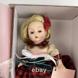 Madame Alexander 75145 Cabin Christmas 8 Doll 2018 Plaid Blonde Scarce NEW NIB