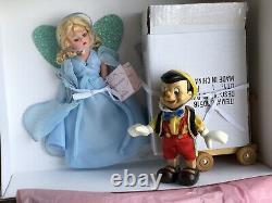 Madame Alexander 8 Blue Fairy and Pinocchio Doll Set 31760 with COA NRFB