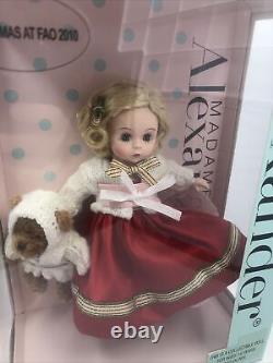 Madame Alexander 8 Christmas At FAO Schwarz 2010 Holiday Doll. Rare. Read