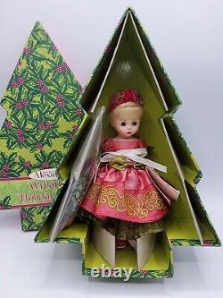 Madame Alexander 8 Christmas doll WREATH OF HOLIDAY WISHES #41772 MINT Cond