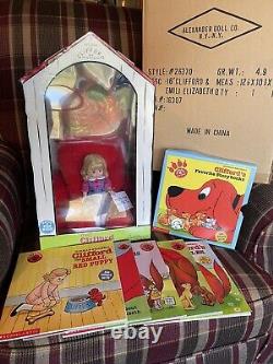 Madame Alexander 8 Doll 26370 Emily Elizabeth WithPlush Clifford & Books, NIB