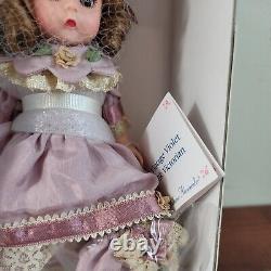 Madame Alexander 8 Doll 30405 Vintage Violet Silk Victorian, NIB