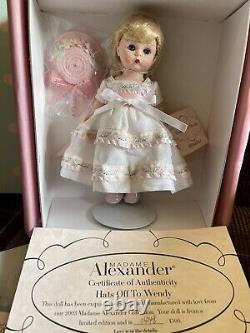 Madame Alexander 8 Doll 37800 Hats Off to Wendy, NIB