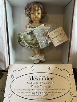 Madame Alexander 8 Doll 37910 Wendy Woodkin, NIB