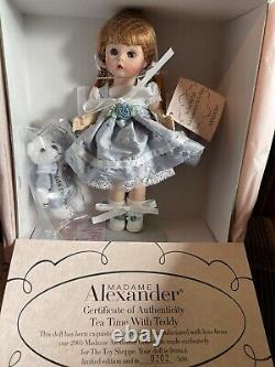 Madame Alexander 8 Doll 41420 Tea Time with Teddy, NIB