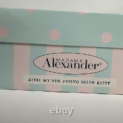 Madame Alexander 8 Doll 42681 My New Friend Hello Kitty, New In Box With Cat
