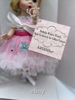 Madame Alexander 8 Doll #50790 Birthday Wishes Wendy, L. Vernon Exclusive, 2009