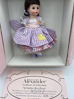 Madame Alexander 8 Doll Springtime Sweetheart #48830, Lenox Excl. COA, L. E. 500