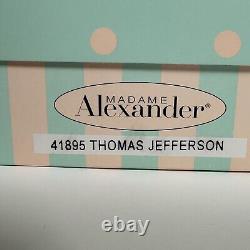 Madame Alexander 8 Thomas Jefferson 41895 In Box WithCoA, Hat, Tags, New In Box