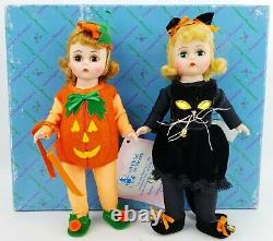 Madame Alexander 8 Trick and Treat Halloween Doll Set of 2 No. 61S with Tags NIB