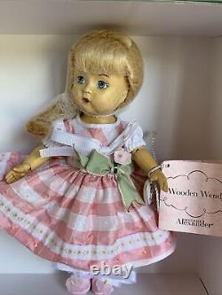 Madame Alexander 8 Wooden Wendy Fully Wood Jointed Doll NIB LE 321/750