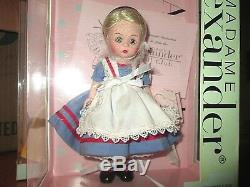 Madame Alexander Alice In Wonderland 8 hard plastic doll NIB