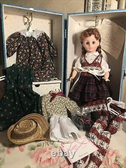 Madame Alexander Anne's Trunk Set With 14 Doll, Doll Trunk And Wardrobe 1502