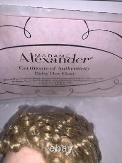 Madame Alexander Baby Doe Cissy NIB COA 66/200 RARE HTF 33960