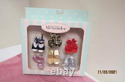 Madame Alexander Cissy Doll Shoe Accessory Package New In Box 6 Retro Pairs