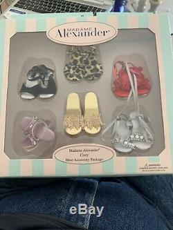 Madame Alexander Cissy Shoe Accessory Package Lot Of 6 Pairs NIB