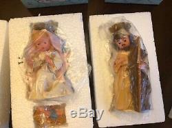 Madame Alexander Classic Collectibles, Nativity Set, Mary Joseph Jesus COA NIB