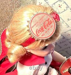 Madame Alexander Coca-Cola Carhop Vintage Porcelain Doll 12? By Danbury Mint 99