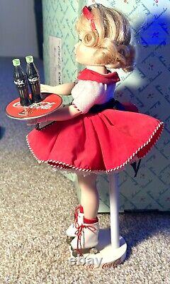 Madame Alexander Coca-Cola Carhop Vintage Porcelain Doll 12? By Danbury Mint 99