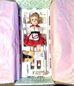 Madame Alexander Coca-Cola Carhop Vintage Porcelain Doll 12? By Danbury Mint 99