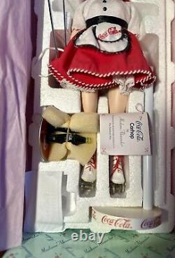 Madame Alexander Coca-Cola Carhop Vintage Porcelain Doll 12? By Danbury Mint 99