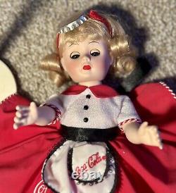 Madame Alexander Coca-Cola Carhop Vintage Porcelain Doll 12? By Danbury Mint 99