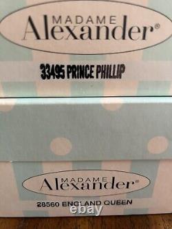 Madame Alexander Doll England Queen 28560 & Prince Phillip 33495