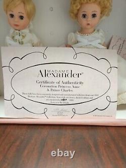 Madame Alexander Doll Set Princess Anne & Prince Charles # 34150