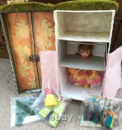 Madame Alexander Fairie-ality Fairy Doll with Outfits Tree Trunk Wardrobe Set