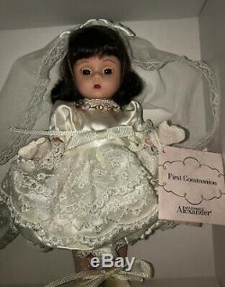 Madame Alexander First Communion Brunette Doll 8 38577 NIB