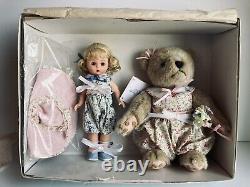 Madame Alexander Flowery Goodness 8 Doll and Bear 42185, New, Box Damage