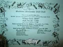 Madame Alexander Gala 2000 Cissy Doll NIB limited edition