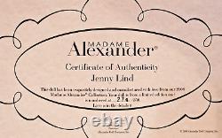 Madame Alexander Jenny Lind #48135, New in Box with COA #274/350