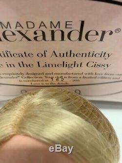 Madame Alexander LIFE IN THE LIMELIGHT LE #162/200 Cissy Blond Hair 2004 rare