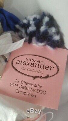 Madame Alexander Lil' Cheerleader 2015 Dallas Convention Companion Doll Nib