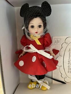 Madame Alexander Mickey Mouse and Minnie Mouse 8 inch Doll Set No. 31641 RARE